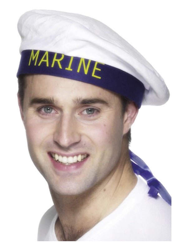 Marine Sailors Hat, White - Adult Weekender