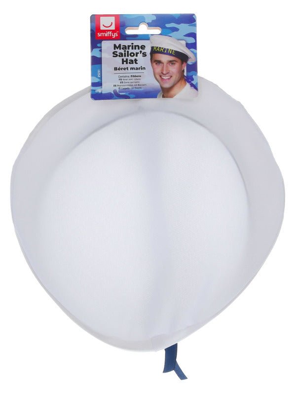 Marine Sailors Hat, White - Adult Weekender