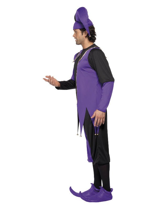 Medieval Jester Costume, Purple - Adult Weekender