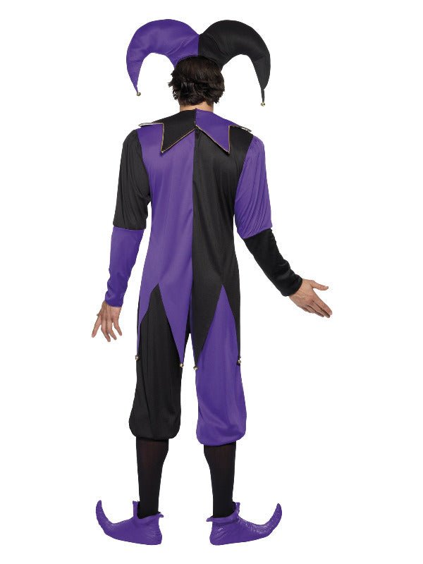 Medieval Jester Costume, Purple - Adult Weekender