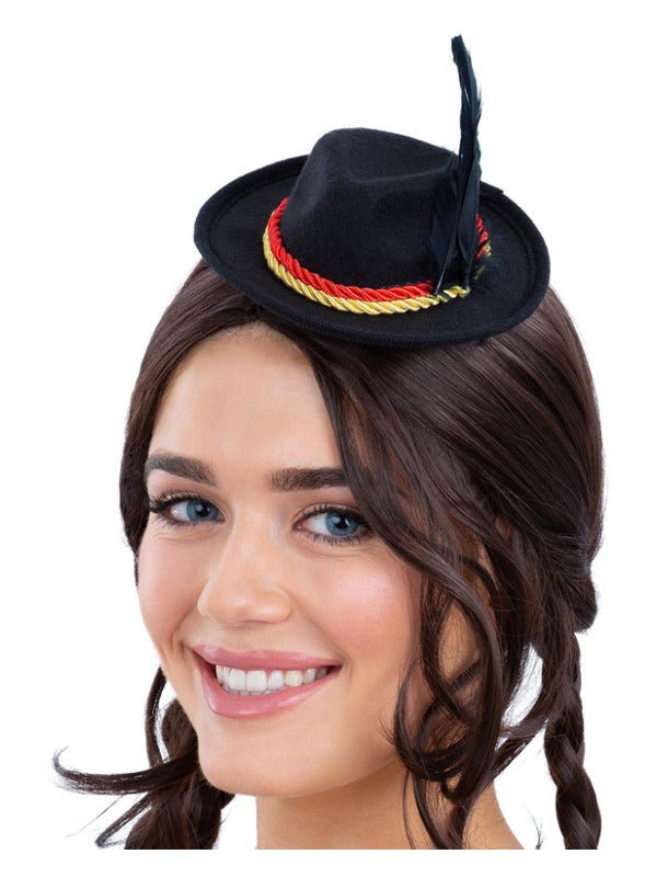 Mini Bavarian Trenker Hat, Black - Adult Weekender