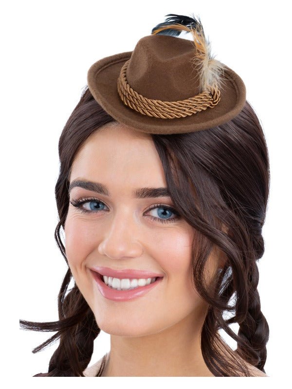 Mini Bavarian Trenker Hat, Brown - Adult Weekender