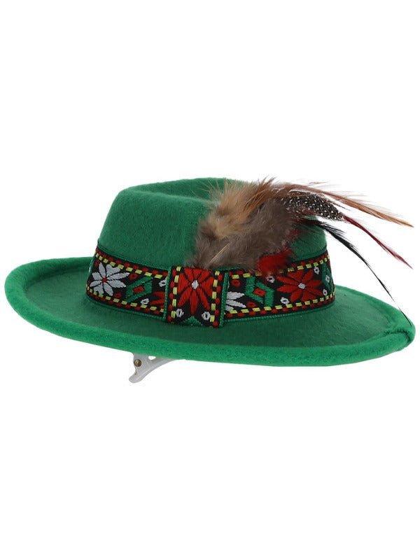 Mini Bavarian Trenker Hat, Green - Adult Weekender
