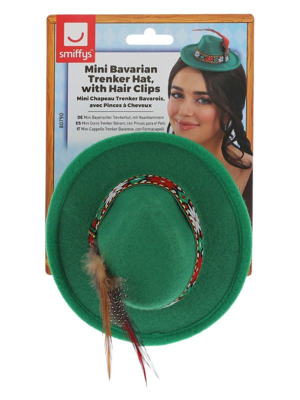 Mini Bavarian Trenker Hat, Green - Adult Weekender