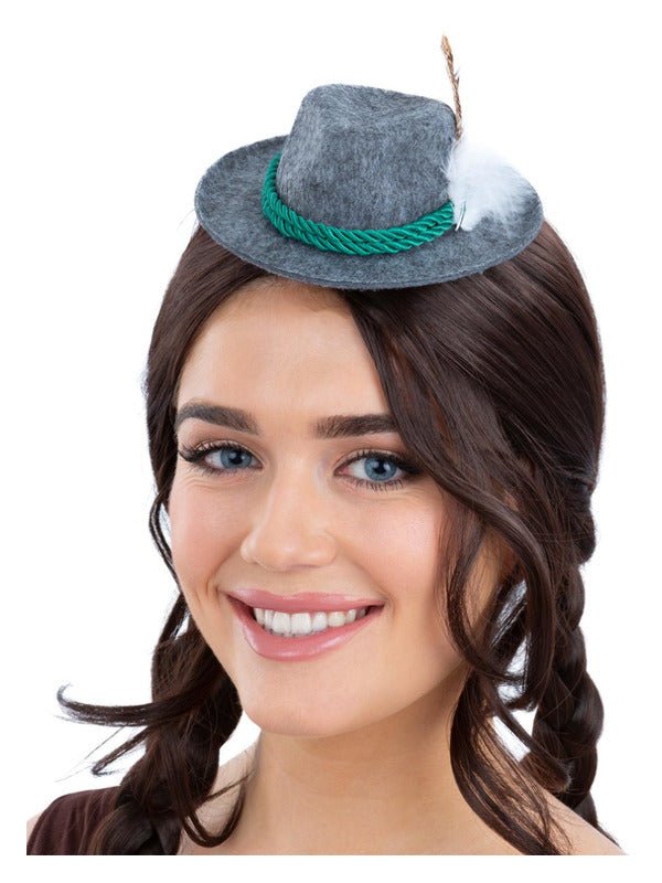 Mini Bavarian Trenker Hat, Grey - Adult Weekender