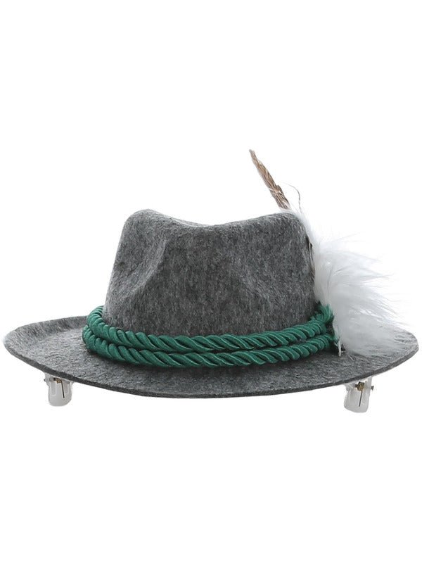 Mini Bavarian Trenker Hat, Grey - Adult Weekender