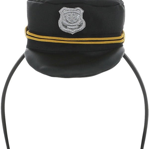Mini Cop Hat, Black - Adult Weekender