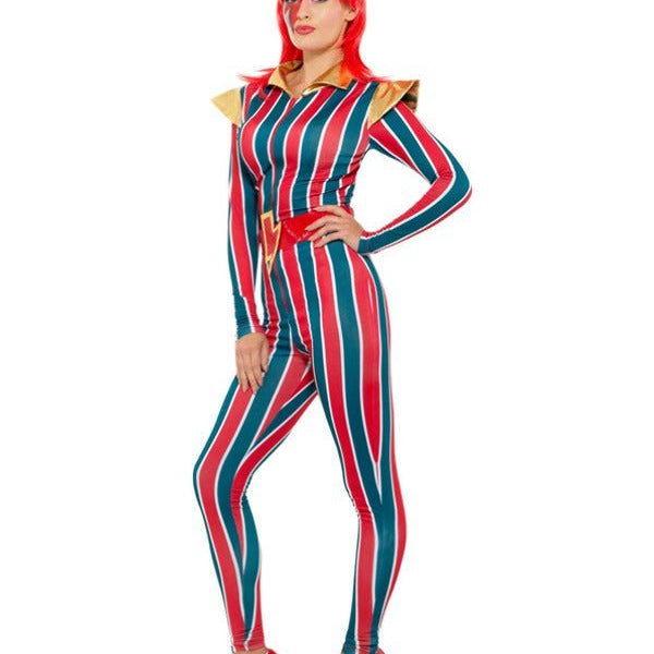 Miss Space Superstar Costume, Multi - Coloured - Adult Weekender