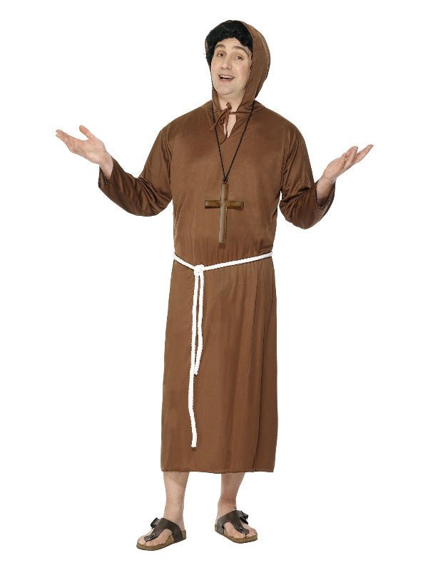 Monk Costume, Brown - Adult Weekender