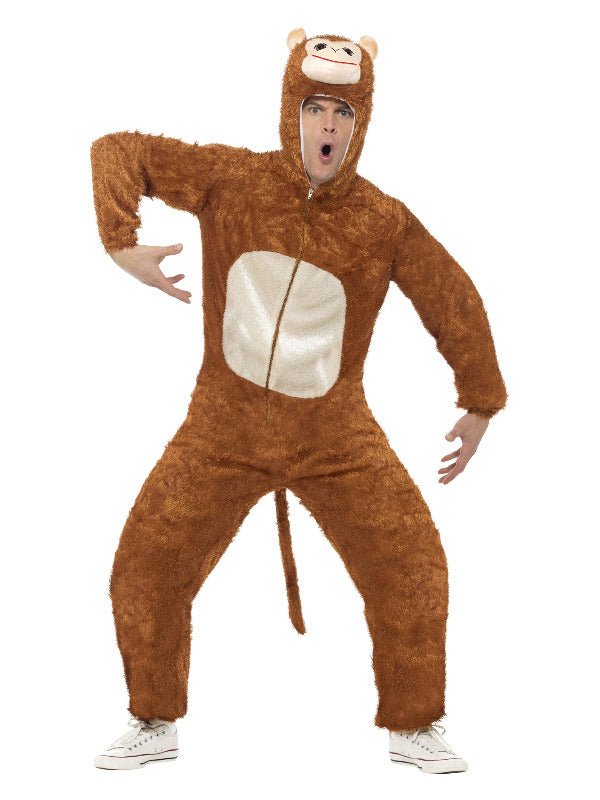 Monkey Costume, Adult, Brown - Adult Weekender