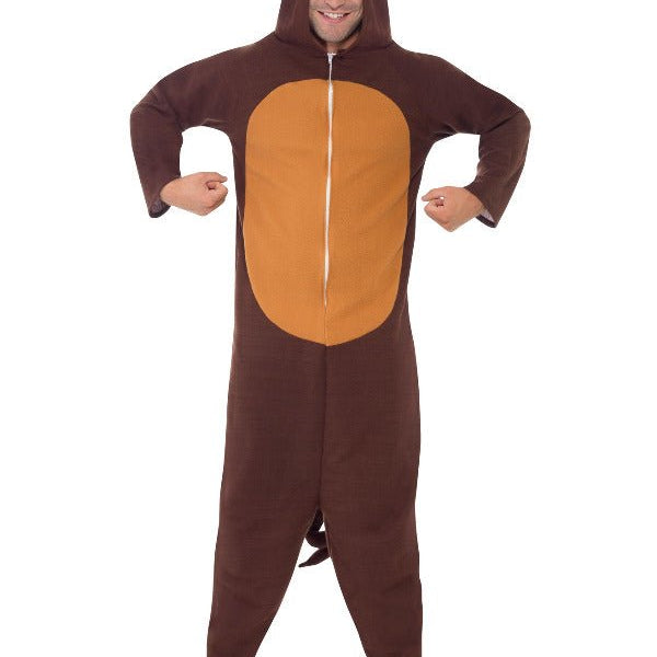 Monkey Costume, Brown - Adult Weekender