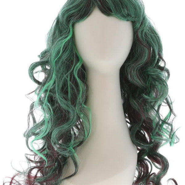 Monster Wig, Black & Green - Adult Weekender
