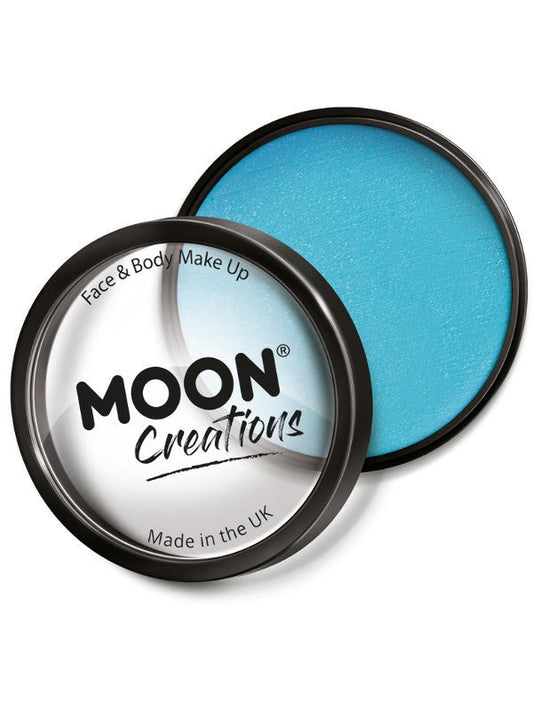 Moon Creations Pro Face Paint Cake Pot, Aqua - Adult Weekender