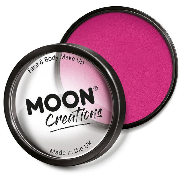 Moon Creations Pro Face Paint Cake Pot, Magenta - Adult Weekender