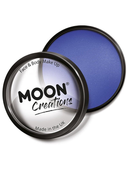 Moon Creations Pro Face Paint Cake Pot, Royal Blue - Adult Weekender