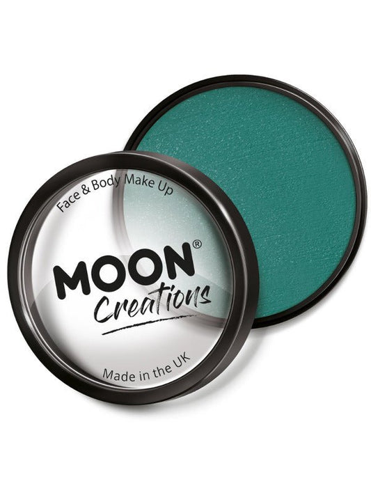 Moon Creations Pro Face Paint Cake Pot, Teal - Adult Weekender