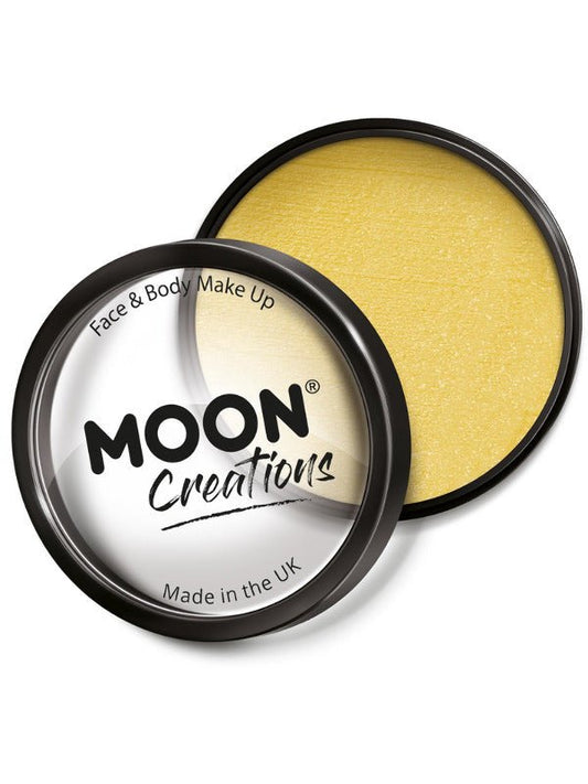 Moon Creations Pro Face Paint Cake Pot,Golden Sand - Adult Weekender