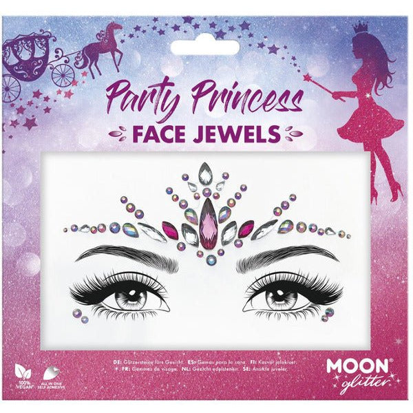 Moon Glitter Face Jewels, Party Princess - Adult Weekender