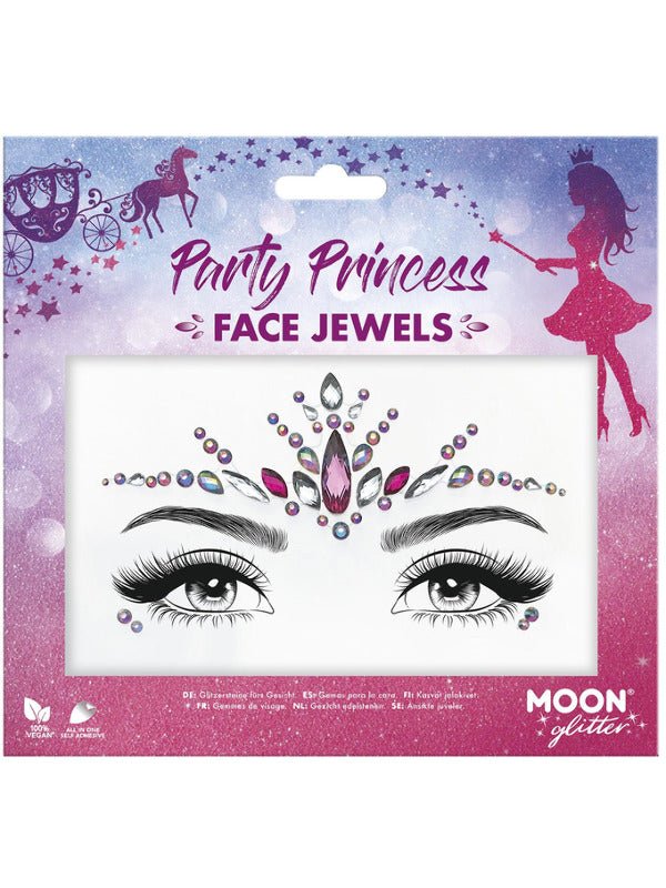 Moon Glitter Face Jewels, Party Princess - Adult Weekender