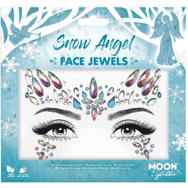 Moon Glitter Face Jewels, Snow Angel - Adult Weekender