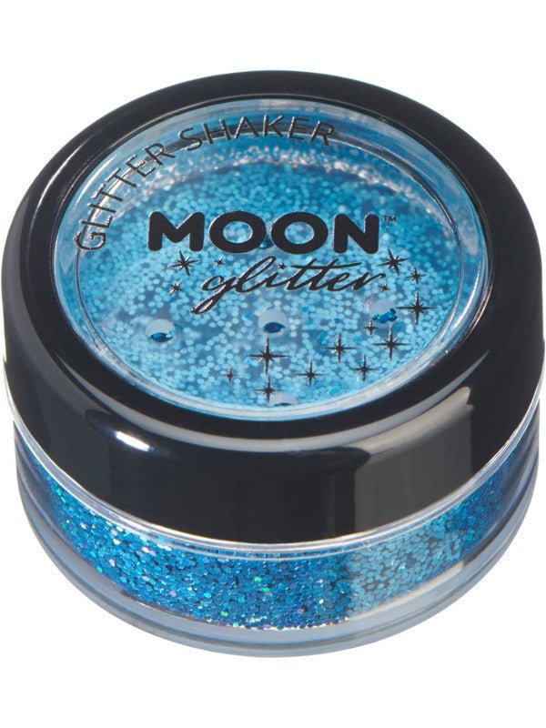 Moon Glitter Holographic Glitter Shakers, Blue - Adult Weekender