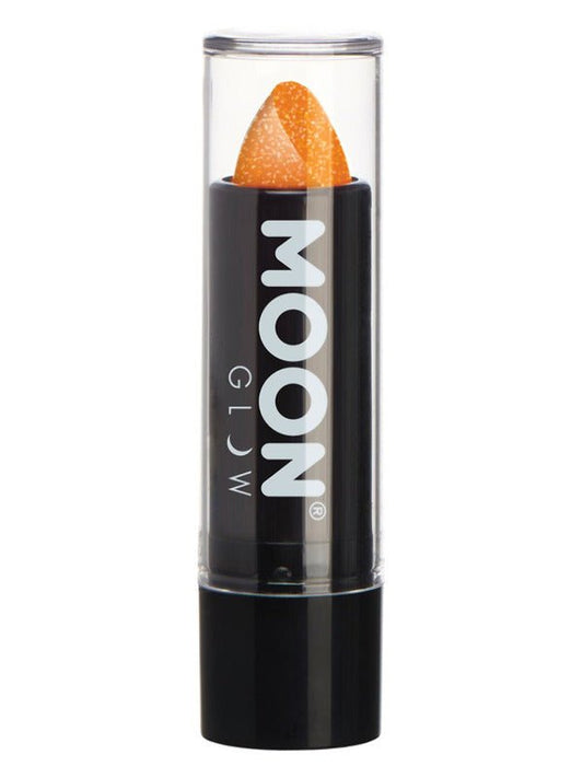 Moon Glow - Neon UV Glitter Lipstick, Orange - Adult Weekender