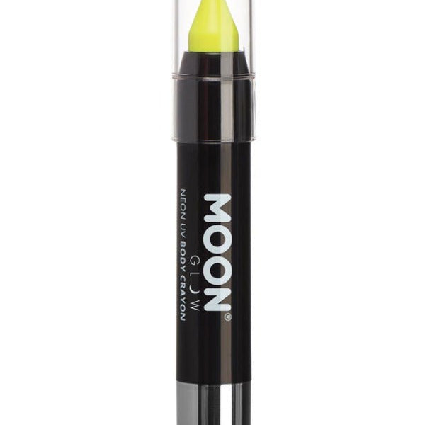 Moon Glow Pastel Neon UV Body Crayons, Pastel Yell - Adult Weekender