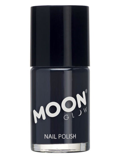 Moon Glow Pastel Neon UV Nail Polish, Black - Adult Weekender