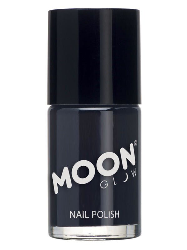 Moon Glow Pastel Neon UV Nail Polish, Black - Adult Weekender