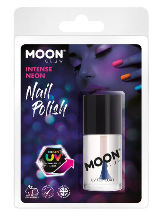Moon Glow UV Reactive Top Coat, Clear - Adult Weekender