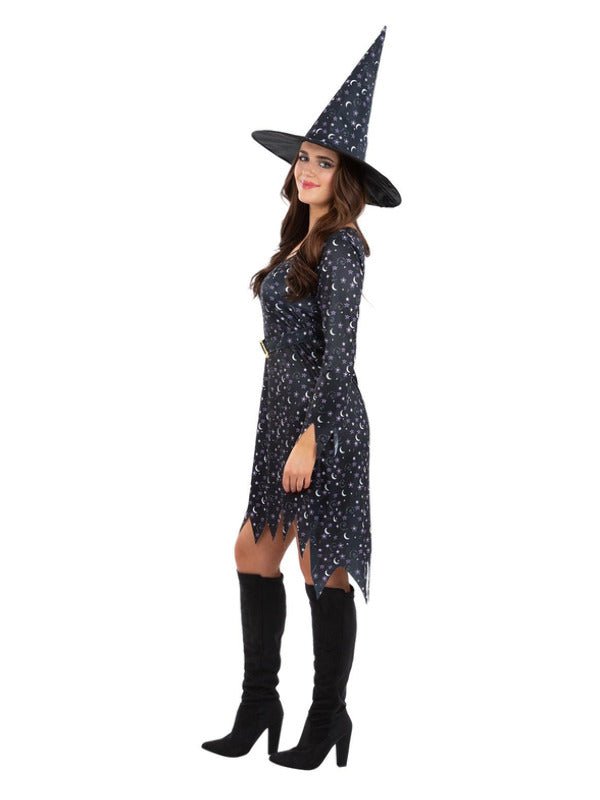Moon & Stars Witch Costume - Adult Weekender