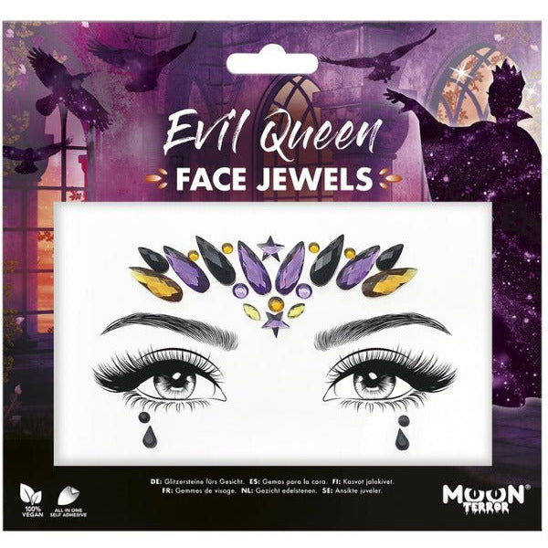 Moon Terror Face Jewels, Evil Queen - Adult Weekender