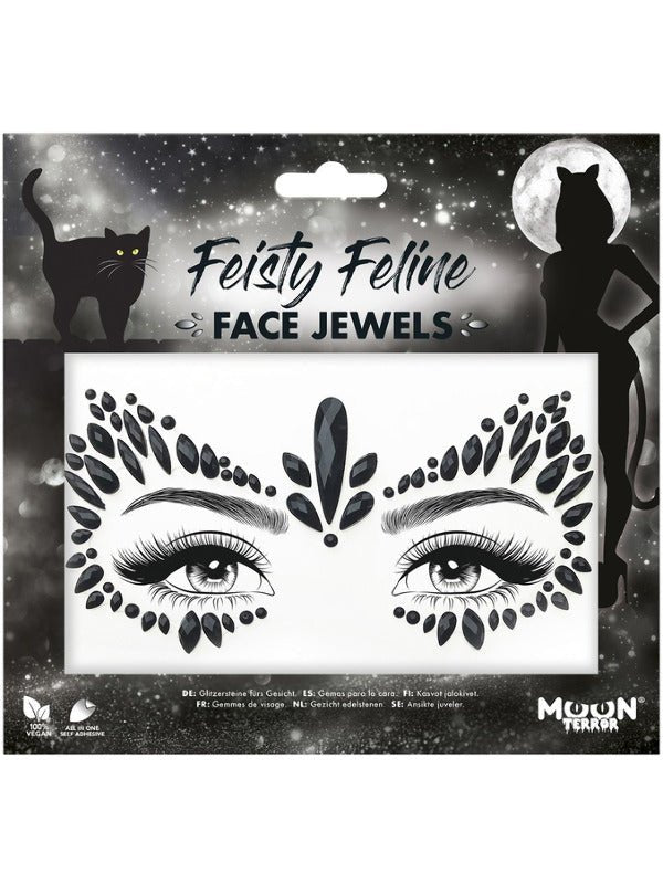 Moon Terror Face Jewels, Feisty Feline - Adult Weekender