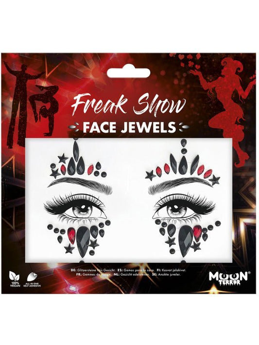 Moon Terror Face Jewels, Freak Show - Adult Weekender