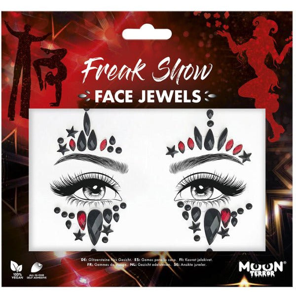 Moon Terror Face Jewels, Freak Show - Adult Weekender