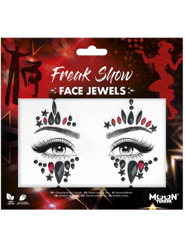 Moon Terror Face Jewels, Freak Show - Adult Weekender