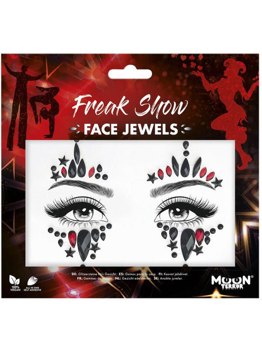 Moon Terror Face Jewels, Freak Show - Adult Weekender