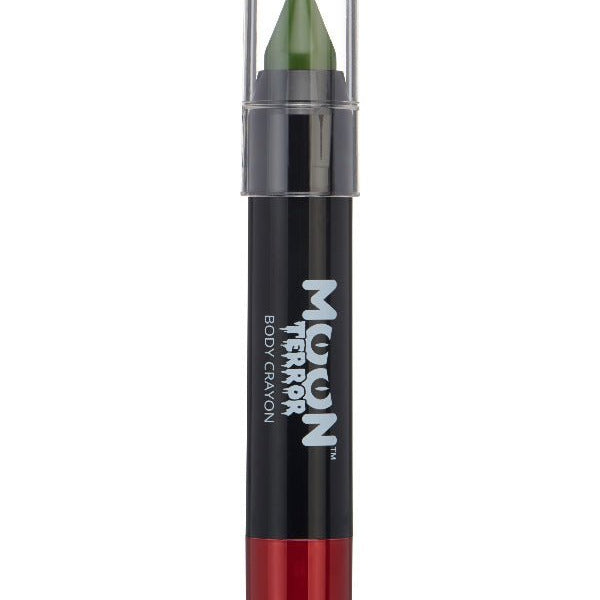 Moon Terror Halloween Body Crayons, Green - Adult Weekender