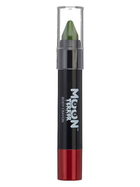 Moon Terror Halloween Body Crayons, Green - Adult Weekender