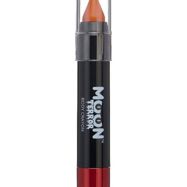 Moon Terror Halloween Body Crayons, Orange - Adult Weekender