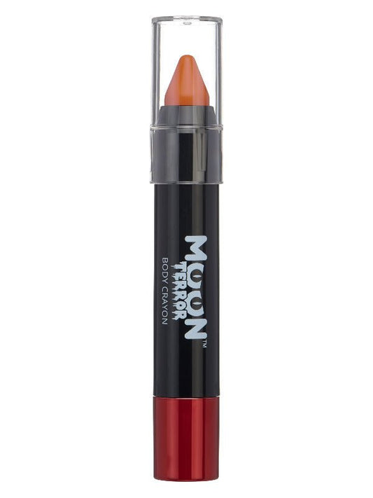 Moon Terror Halloween Body Crayons, Orange - Adult Weekender