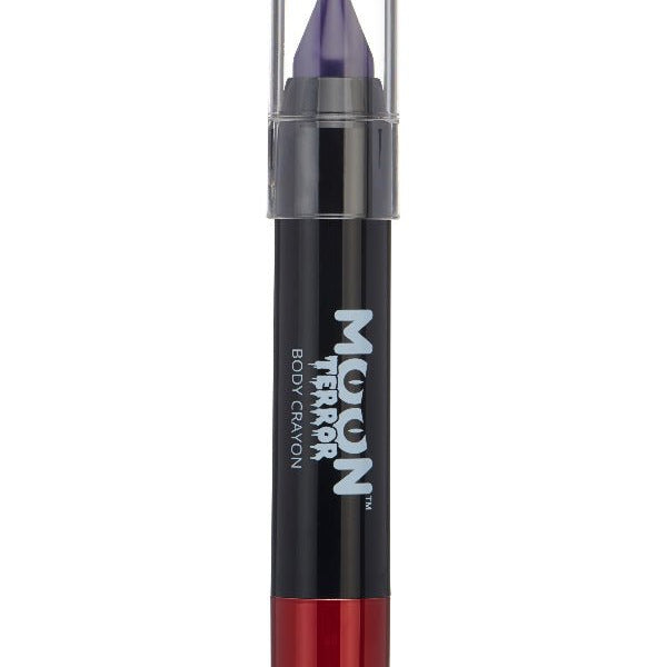 Moon Terror Halloween Body Crayons, Purple - Adult Weekender