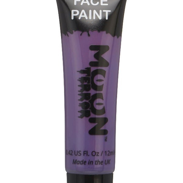 Moon Terror Halloween Face & Body Paint, Purple - Adult Weekender