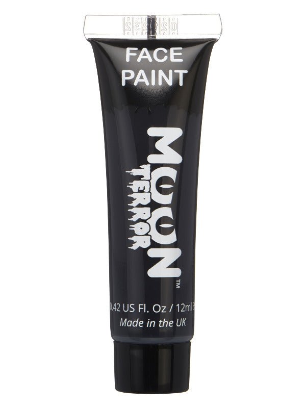 Moon Terror Halloween Face & Body Paint, Black - Adult Weekender