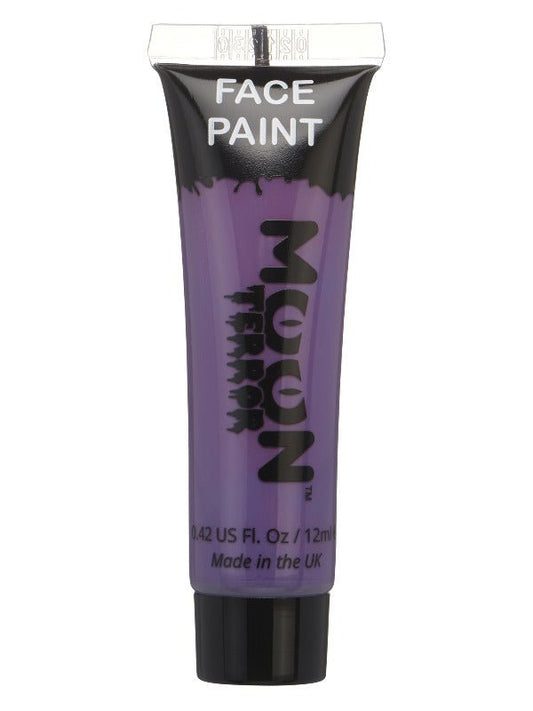 Moon Terror Halloween Face & Body Paint, Purple - Adult Weekender