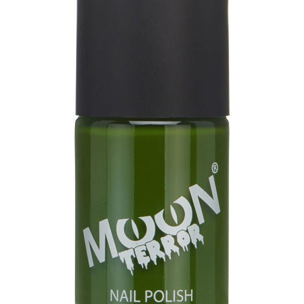 Moon Terror Halloween Nail Polish, Green - Adult Weekender