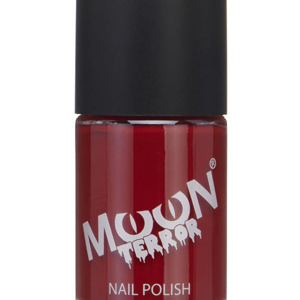Moon Terror Halloween Nail Polish, Red - Adult Weekender