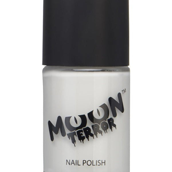Moon Terror Halloween Nail Polish, White - Adult Weekender