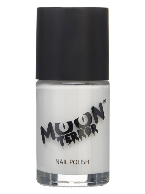 Moon Terror Halloween Nail Polish, White - Adult Weekender
