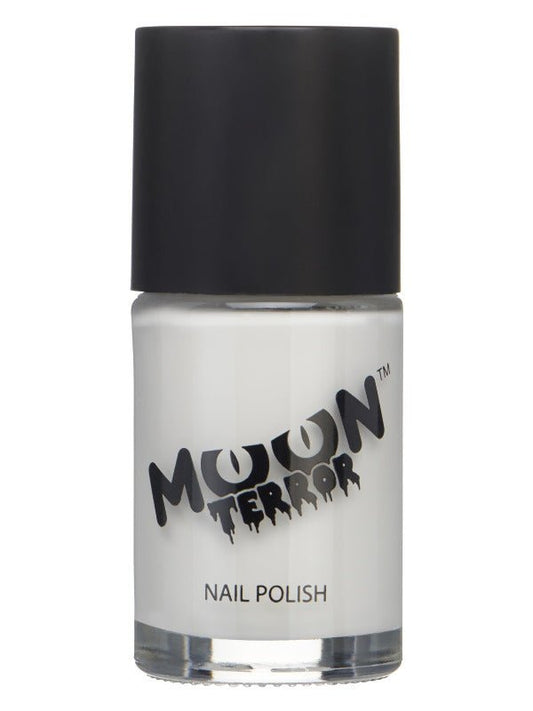 Moon Terror Halloween Nail Polish, White - Adult Weekender